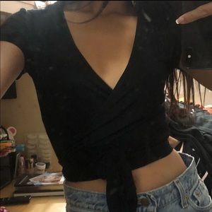 F21 Wrap Top